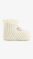 Купить Пинетки вязаные для девочки Very Socks 140 0-1 год Молочный Артикул: 2000999408137 Миниатюра фотографии № 2