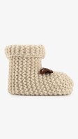 Купить Пинетки вязаные для мальчика Very Socks 140 0-1 год Бежевый Артикул: 2000999408168 Миниатюра фотографии № 2