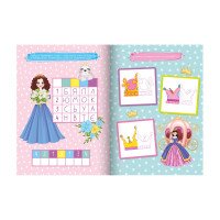 Купити Багаторазова книга творчих завдань "Princess Playbook"  Апесльсин LS-04-02 Різнокольоровий Артикул: 4823119602974 Фото мініатюра № 2