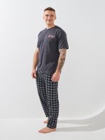 Купить Пижама мужская AYANS 2090 M Серо-черный Артикул: 2000999560156 Миниатюра фотографии № 4
