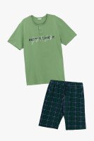 Пижама мужская Nicoletta 93935 2XL Зеленый