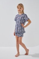 Пижама для девочки Fleri 6036 128-134 см Серый  Фото №2