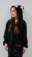 Купить Пижама для девочки Кигуруми Куроми 116-122 см Черный Артикул: 2000999312588 Миниатюра фотографии № 5