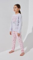 Купить Пижама для девочки Kozabiat 15900-9 3-4 года Серо-розовый Артикул: 2000999341779 Миниатюра фотографии № 5