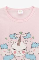 Піжама для дівчинки Mini Moon 1124 110 см Рожевий  Фото №1