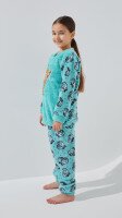 Купить Пижама для девочки Mini Moon 7000 13-14 лет Бирюзовый Артикул: 2000999346088 Миниатюра фотографии № 5