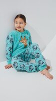 Купить Пижама для девочки Mini Moon 7000 13-14 лет Бирюзовый Артикул: 2000999346088 Миниатюра фотографии № 2