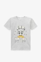 Пижама для девочки Mini Moon 9069 110 см Серый  Фото №0