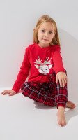 Купить Пижама для девочки Nicoletta 85439 98-104 см Красный Артикул: 2000999361418 Миниатюра фотографии № 2