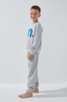 Пижама для мальчика Baby Life Кот-пес 86-92 см Серый  Фото №0