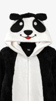 Пижама для мальчика Кигуруми Dexters Panda 92-98 см Черный  Фото №0
