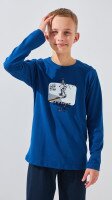 Купити Піжама для хлопчика Nicoletta 89969 8-9 років Синій Артикул: 2000999316814 Фото мініатюра № 3