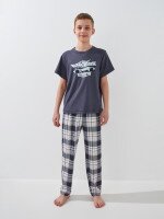Купить Пижама для мальчика NitroSpeed ​​LAWA P-BB02340 134 см Графитовый Артикул: 2000999549021 Миниатюра фотографии № 1