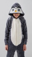 Купить Пижама кигуруми для мальчика Dexters d417 Owl 116-122 см Серый Артикул: 2000999365515 Миниатюра фотографии № 2