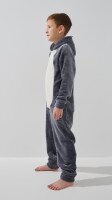 Купить Пижама кигуруми для мальчика Dexters d417 Owl 116-122 см Серый Артикул: 2000999365515 Миниатюра фотографии № 4