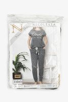 Піжама жіноча Nicoletta 96637 L Сірий  Фото №7