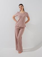 Купить Пижама женская Nicoletta S 47053 Кофейный Артикул: 2000999576553 Миниатюра фотографии № 1