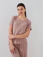Купить Пижама женская Nicoletta S 47053 Кофейный Артикул: 2000999576553 Миниатюра фотографии № 2