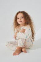 Пижама для девочки Isobel PJ-31207 3-4 года Бежевый (2000990733672A)  Фото №1