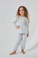 Пижама для девочки Nicoletta 85414 98-104 см Серый (2000990727053A)
