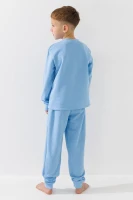 Піжама для хлопчика Baby Life 303 School 134-140 см Блакитний  Фото №2