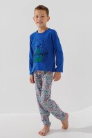 Пижама для мальчика Cotton more 42018 4-5 лет Синий (2000990731081A)  Фото №1