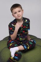 Піжама для хлопчика Teknur 45626 104-110 см Різнокольоровий (2000989497745А)  Фото №7