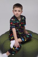Піжама для хлопчика Teknur 45626 104-110 см Різнокольоровий (2000989497745А)  Фото №6