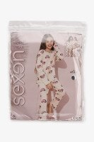 Купить Пижама для девочки SEYKOTEKS K-41114 104-110 см Бежевый (2000990787163A) Артикул: 2000990787163 Миниатюра фотографии № 16