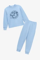 Піжама для хлопчика Baby Life 303 School 134-140 см Блакитний  Фото №4