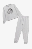 Піжама для хлопчика Baby Life 303 School 134-140 см Сірий  Фото №5