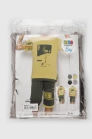 Піжама футболка+капрі для хлопчика Tom John 89949 122-128 см Коричневий (2000990637376S)  Фото №15