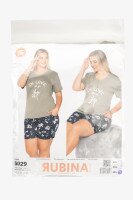 Пижама женская RUBINA 5029 2XL Зелено-синий  Фото №12