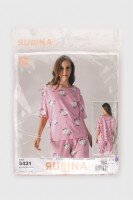 Пижама женская RUBINA 5431 S/M Розовый (2000990482815A)  Фото №19