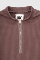 Платье однотонное для девочки MyChance 2362 152 см Темно-пудровый (2000990232045D)  Фото №8