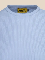 Сукня однотонна жіноча LAWA WBC02371 S Блакитний  Фото №5