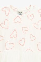 Сукня з принтом для дівчинки Baby Show 16587 122 см Молочний  Фото №5