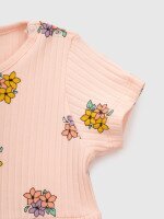 Платье с узором для девочки Baby Show 16492 68 см Персиковый (2000990553904S)  Фото №1