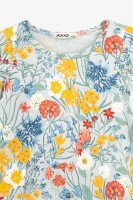 Сукня з візерунком для дівчинки DIFA 1534-8 128 см Блакитний  Фото №6