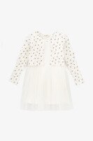 Сукня з візерунком для дівчинки Pop Fashion 7582 116 см Молочний  Фото №4