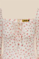 Платье с узором женское LAWA WTC02380 XS Молочно-розовый  Фото №5