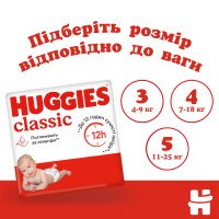 Підгузки Huggies Classic 5 Jumbo 5ДЖАМБО42 9402079 42 шт. (5029053543185)  Фото №6