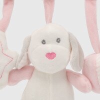 Підвіска з брязкальцем та дзвоником Песик BABY TRADE 11/5007/4 Рожевий (2000990362964)  Фото №0