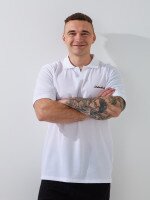 Купить Поло однотонный мужской GENUA G01215-0006 S Белый Артикул: 2000999518652 Миниатюра фотографии № 2