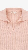 Женский поло однотонный On me 8527 One Size Пудровый  Фото №0