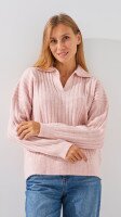 Купить Женский поло однотонный On me 8527 One Size Пудровый Артикул: 2000999253898 Миниатюра фотографии № 1