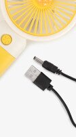 Портативний вентилятор Mini Fan-139 Жовтий  Фото №1