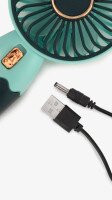 Портативний вентилятор Mini Fan-210 М&#039;ятно-зелений  Фото №1