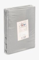 Постельное белье Полуторное LeLIT 1199917 150 х 215 см Графитовый  Фото №2