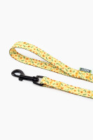 Поводок ТМ HIDOG &quot;Flawers yellow&quot; , ширина 10 мм (довжина 152 см) (2100102364012A)(SN)  Фото №1
